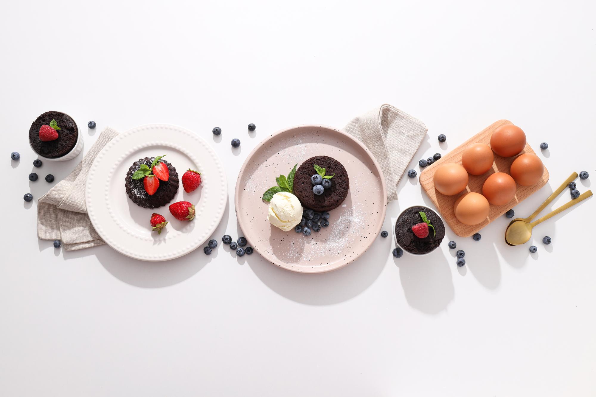 Assortment of dishes from a cooking class